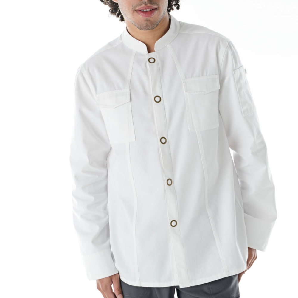 NWT Chefwear Button Jacket Mens 2X White Workwear Restaurant Catering Business
